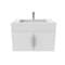 Castello Usa Nile 30-inch White Vanity Set with White Top and Chrome Handles CB-MC-30W-CHR-2053-WH - alternate 3